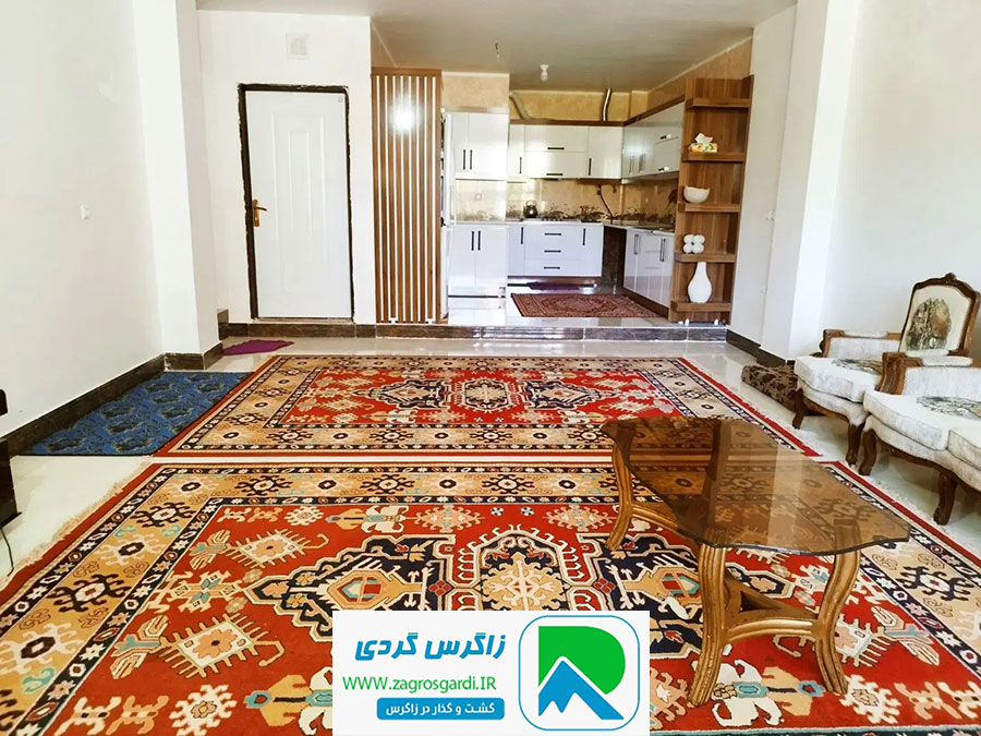 اجاره سوئیت مبله ۱۲۰ متری نوساز در چلگرد نزدیک آبشار تونل اول