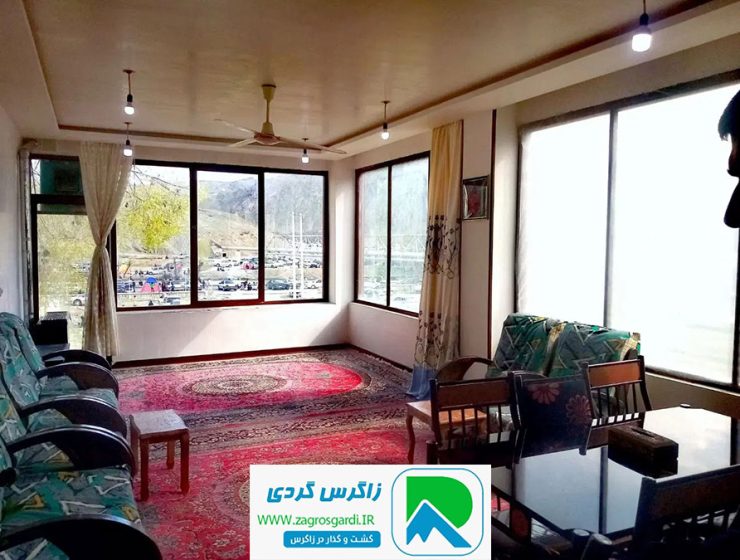 اجاره ویلا در سامان | کنار زاینده‌رود | همراه با تور رفتینگ و ویو عالی