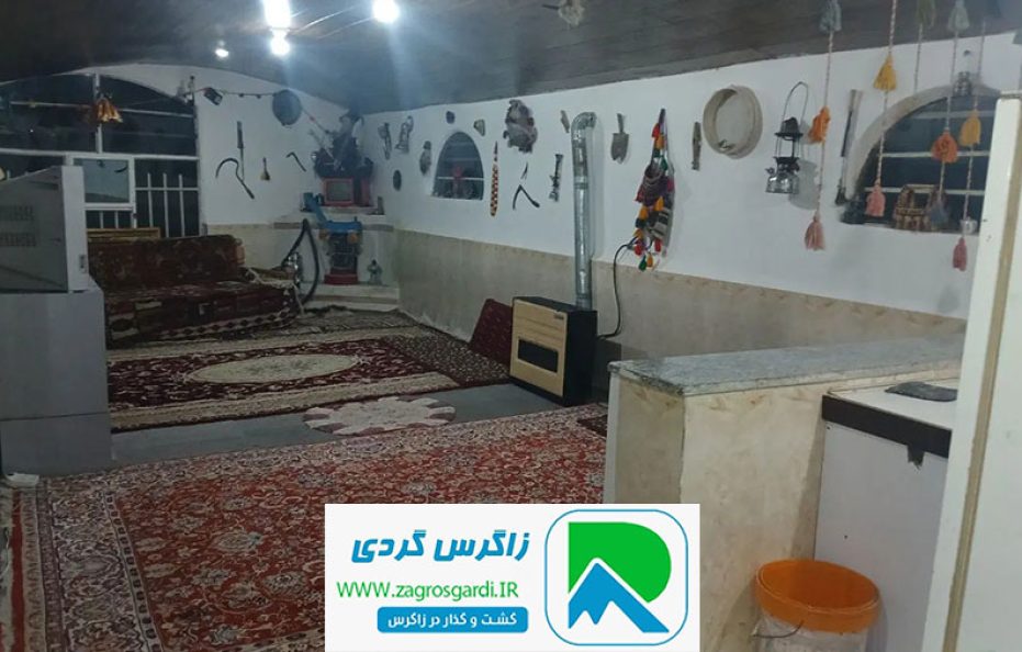 اجاره ویلای سنتی تک‌خوابه در کوهرنگ | نزدیک چشمه دیمه و رودخانه (238)