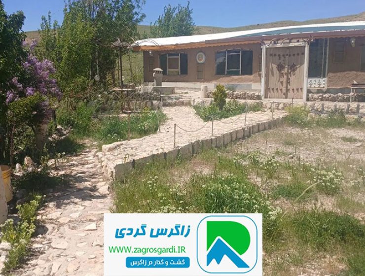 :اجاره ویلای سنتی تک‌خوابه در کوهرنگ | نزدیک چشمه دیمه و رودخانه